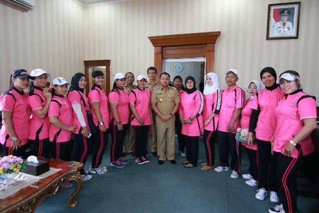 Walikota Binjai Terima Atlet Formi Yang Akan Mengikuti Tafisa di Jakarta