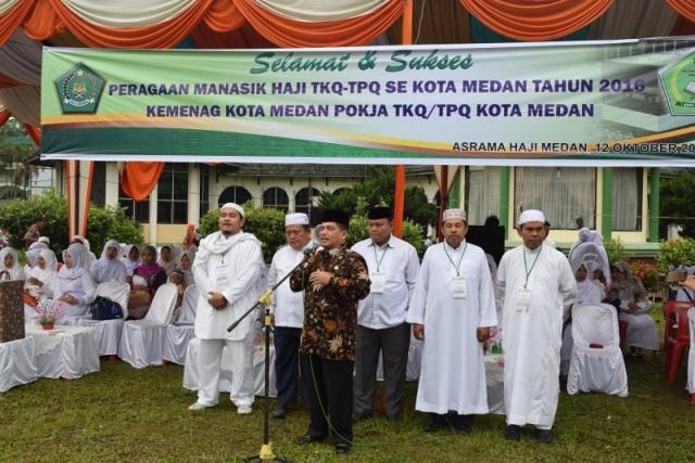 Pokja TKQ/TPQ Gelar Praktek Manasik Haji