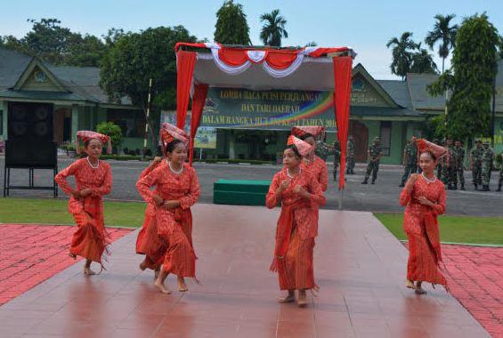 Makorem 022/PT Gelar Lomba Tarian Daerah Tingkat Pelajar