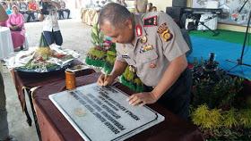 Kapolda Jambi Resmikan Taman Umbaran di Barak Dalmas Dit Sabhara