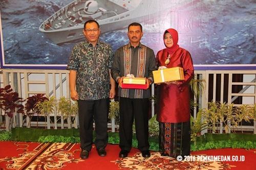Wakil Walikota Medan Hadiri Pisah Sambut Danlantamal I