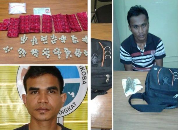 Kembali, Polisi Amankan Narkoba dari Penumpang Bus Kurnia dan Bus Simpati Star
