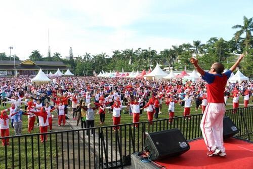 Ribuan Warga Kota Medan Ikuti Senam Jantung Sehat dan Ramaikan Car Free Day