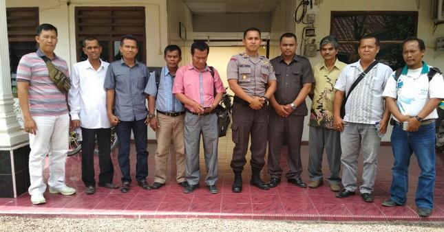 Kapolsek Perdagangan Terima Audiensi Tiga Panwascam