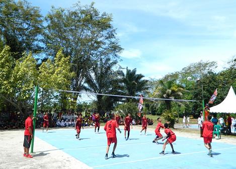 Pemkab Tapteng Gelar Pertandingan Bola Volly Antar Pelajar SLTP/SLTA se-Kabupaten Tapteng Tahun 2017