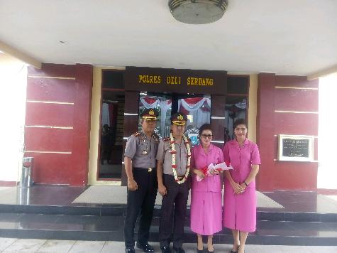 Farewell Parade Kapolres Deli Serdang Berlangsung Khidmat dan Haru 