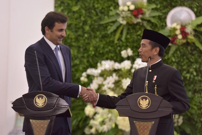 Terima Emir Qatar, Presiden Jokowi: Untuk Tingkatkan Kerja Sama Infrastruktur dan Pariwisata