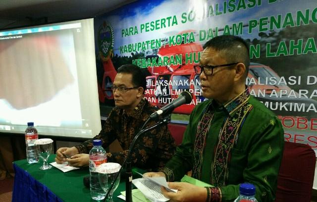 Pemprovsu Gelar Sosialisasi Penanggulangan Kebakaran Hutan dan Lahan