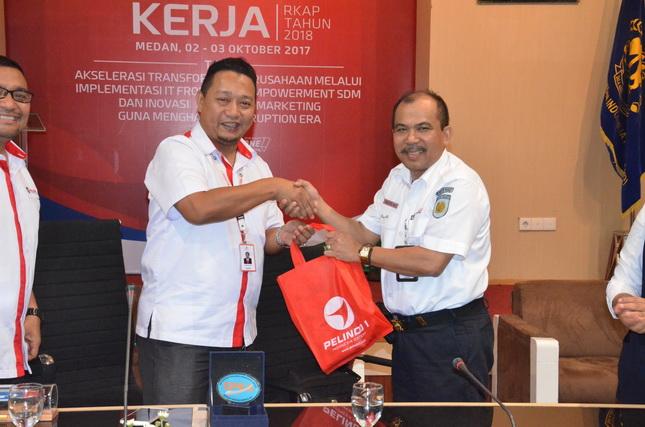 Serikat Pekerja Pelindo 1 Terima Kunjungan Serikat Pekerja Kereta Api