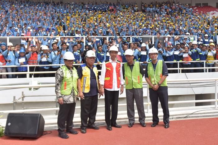 Presiden Jokowi: Pembangunan Infrastruktur Untuk Kejar Ketertinggalan Dari Negara Lain