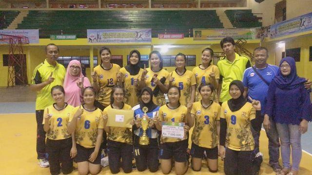Bupati Terima Tim Voli Putri Deli Serdang Kampiun Kejurda Senior Sumut
