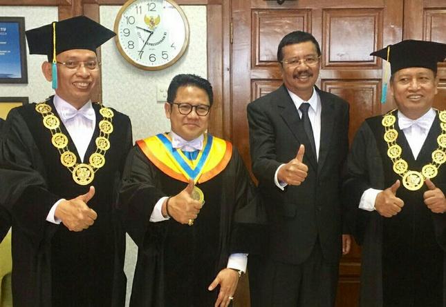 Tengku Erry Hadiri Pengukuhan Gelar Doktor Honoris Causa Muhaimin Iskandar