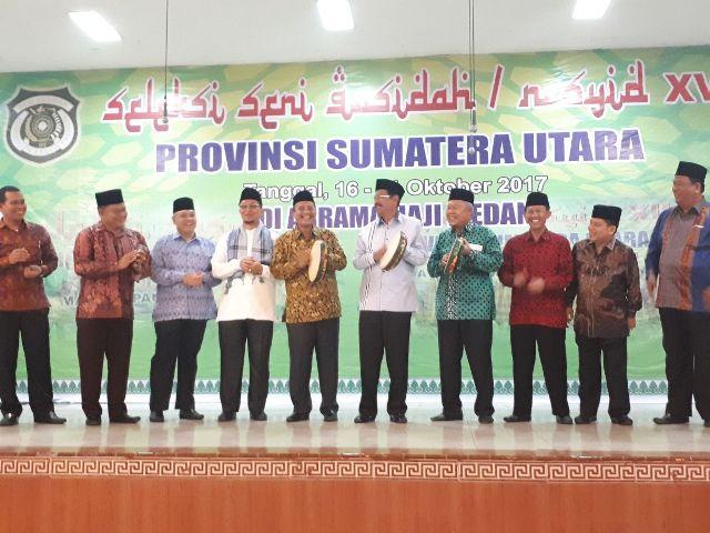 Plt Kakanwil Kemenagsu Apresiasi Seleksi Qasidah/Nasyid Sumut 2017 