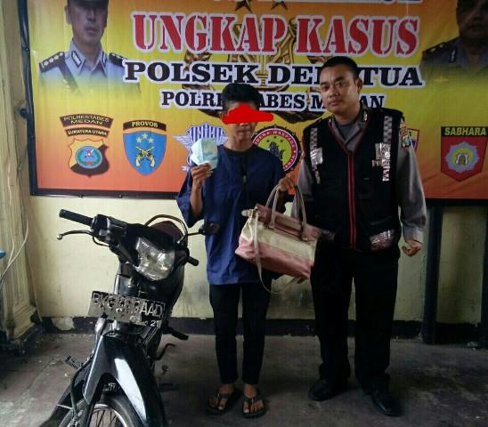 Nekat Jambret di Simpang Simalingkar, Seorang Pelajar Ditangkap Warga