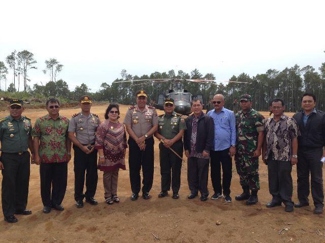 Persiapan Kunjungan Presiden, Kapolda Sumut Cek Tenda dan Diskusi Bersama Pengungsi Sinabung