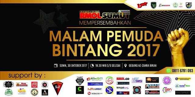 Malam Pemuda Bintang 2017, Panggung Apresiasi RMOLSumut yang Pertama 
