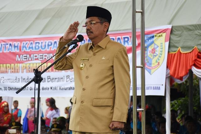 Gubsu Irup Hari Sumpah Pemuda ke 89 Provinsi Sumatera Utara di Kabupaten Batubara
