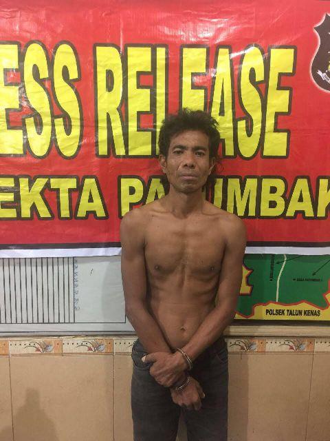 Curi Bahan Bangunan Senilai Rp50 Juta Dahammuddin Siregar Ditangkap Polisi