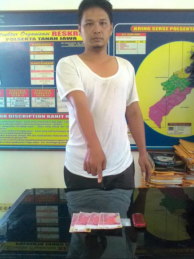 Usai Tangkap Pembeli Sabu Swedi, Polsek Tanah Jawa Tangkap Pengedar Andi