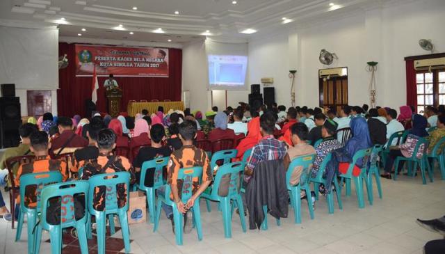 Pemko Sibolga Berikan Pembekalan Bagi Kader Bela Negara