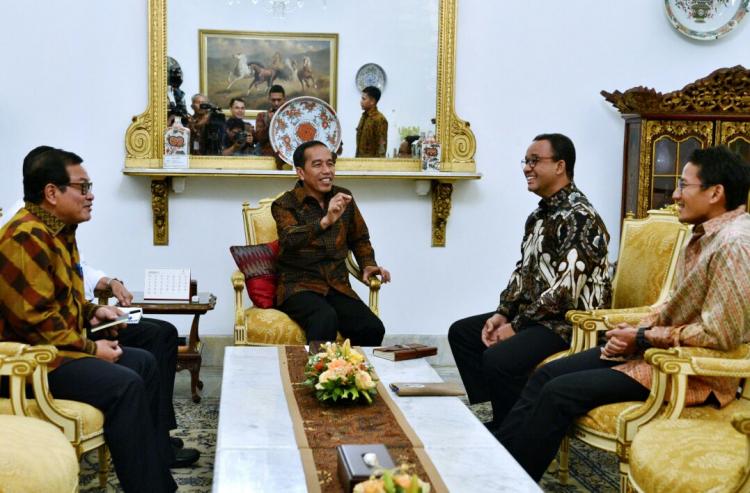 Bertemu Presiden, Gubernur dan Wakil Gubernur DKI Bahas Enam Topik Ini