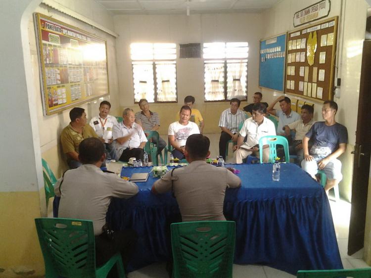 Kapolsek Perdagangan Jalin Silaturahmi dengan Tokoh Masyarakat Tionghoa