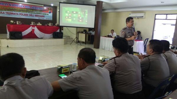 Jelang Pilkada Serentak 2018, Kapolres Deli Serdang Beri Arahan Jajarannya