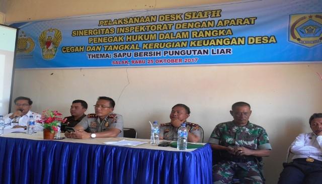 Kapolres Pakpak Bharat Gelar Sosialisasi Saber Pungli dan Pengawalan Dana Desa 