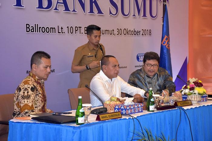 Pengunduran Diri Edie Rizliyanto Ditolak RUPS-LB Bank Sumut