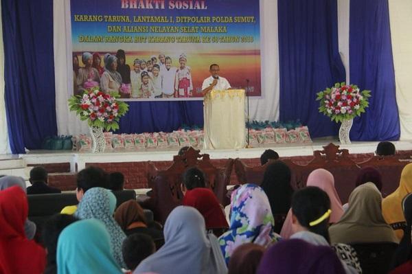 Pemko Medan Apresiasi Bakti Sosial Karang Taruna Kota Medan
