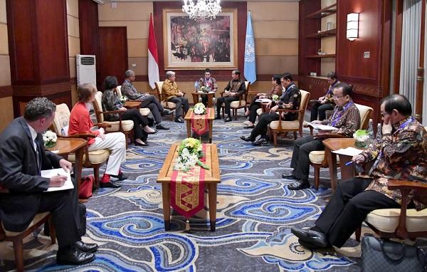 Bertemu Presiden, Sekjen PBB Puji Penanganan Bencana di Sulteng dan Lombok 