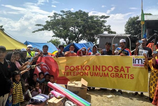 Jaringan Pulih Lebih dari 90 Persen, Indosat Ooredoo Layani Masyarakat Palu dan Donggala