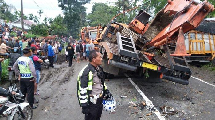 Kecelakaan Maut di Sibolangit, Dua Sopir Truk Tewas 