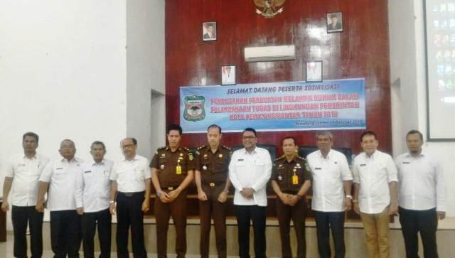 Cegah Jerat Hukum, Pemko Bersama Kejari Pematangsiantar Gelar Sosialisasi