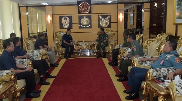 Panglima TNI Terima Audiensi Ketua Pelaksana INASGOC