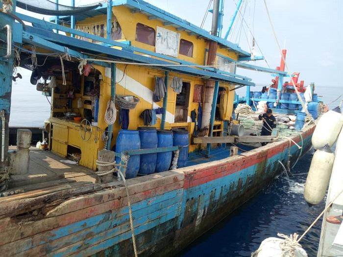 Bakamla RI Tangkap Kapal Ikan Berbendera Malaysia di Teluk Aru Belawan, Satu ABK Bawa Sabu