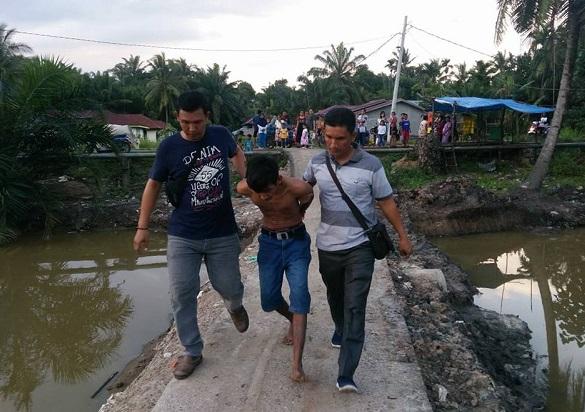 Gagal Melarikan Diri, Pemilik Sabu Ini Akhirnya Menyerah di Tangan Tim Opsnal Unit Reskrim Polsek Pangkalan Susu 
