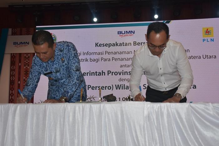 Pemprovsu dan PLN Tandatangani MoU Layanan Satu Pintu