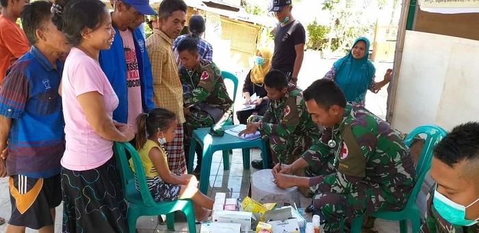Satkes Kogasgabpad NTB Terus Berikan Pelayanan Kesehatan Warga Korban Gempa Lombok