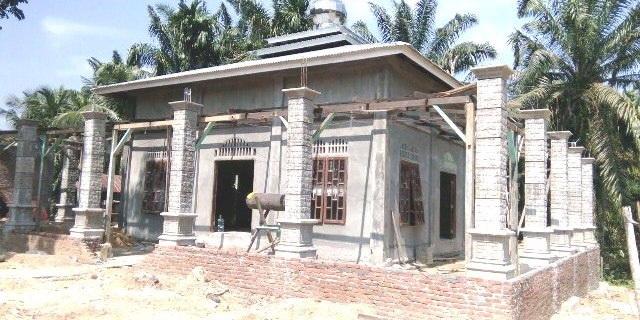Walaupun Hujan, Program Kerja TMMD Kodim Langkat Tetap Dilanjutkan