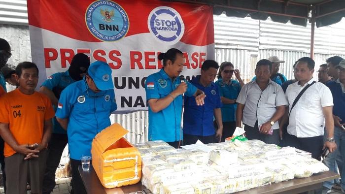 50 Kg Sabu Tangkapan BNN Ternyata Diselundupkan dari Malaysia Lewat Pelabuhan Tanjungbalai