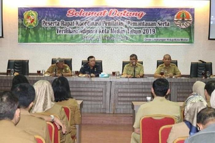 Sekda Kota Medan Pimpin Rapat Koordinasi Penilaian Adipura