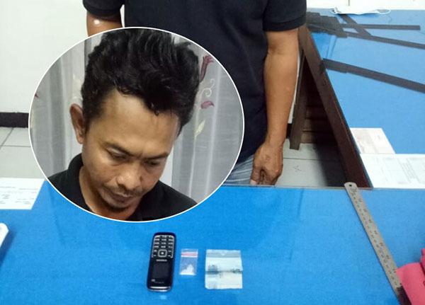 Kedapatan Bawa Sabu, Pak Tom Diamankan Polres Siantar