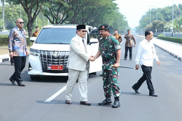 Dihadapan Prabowo Subianto, Panglima TNI Paparkan Program Pertahanan Negara