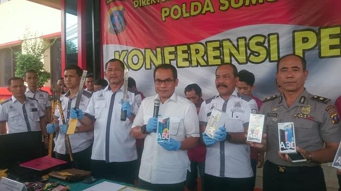 Polda Sumut Bongkar Sindikat Perampokan Toko Handphone Union di Ringroad, Dua Pelaku Ditembak