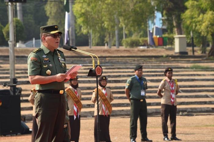 Panglima TNI Buka Perkemahan Pramuka Bakti Nasional di Cibubur