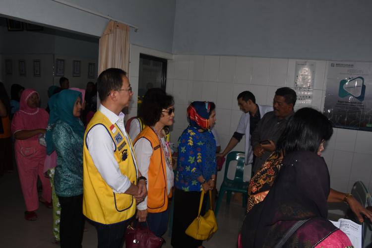 TP PKK Deli Serdang dan Lions Club Medan Seruni Mengadakan Bhakti Sosial Pemeriksaan Kesehatan Gratis