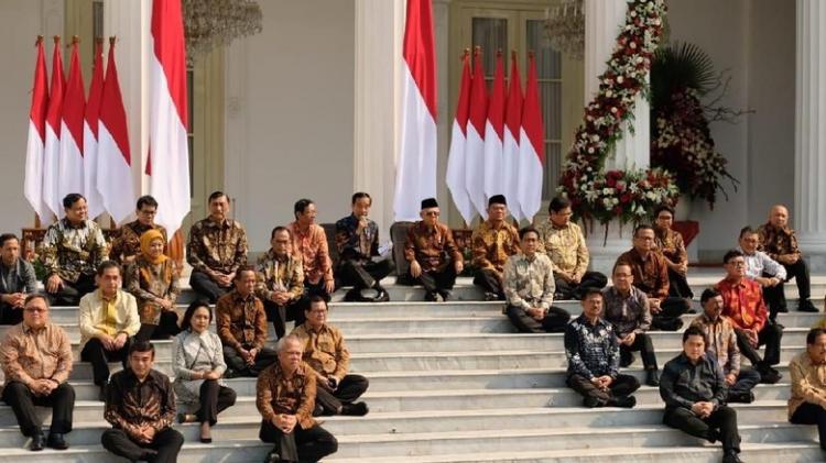 Inilah Susunan Kabinet Indonesia Maju, Prabowo Jadi Menhan