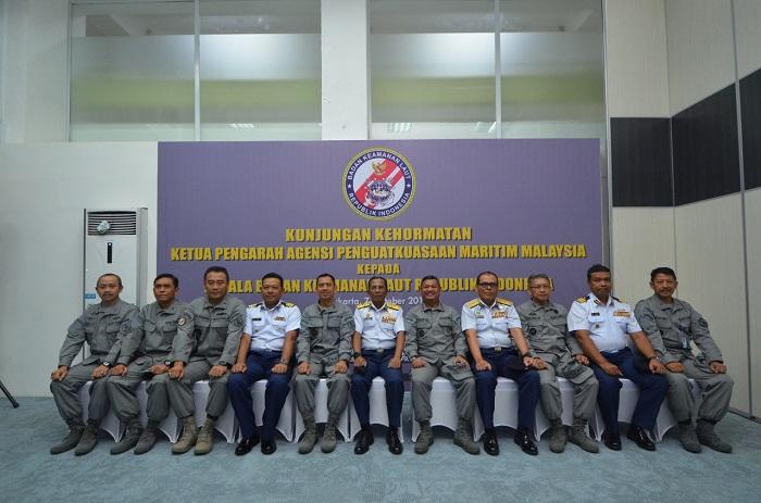 Kepala Bakamla RI Terima Kunjungan Kehormatan Ketua Pengarah APMM