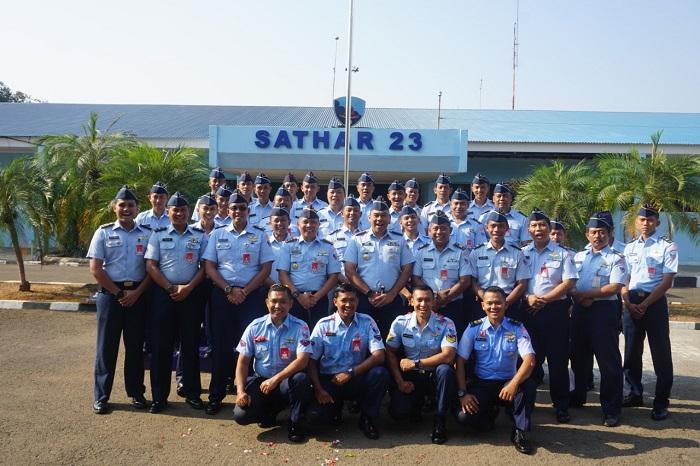 Sathar 23 Gelar Upacara Kenaikan Pangkat untuk Tingkatkan Moril dan Semangat Kerja